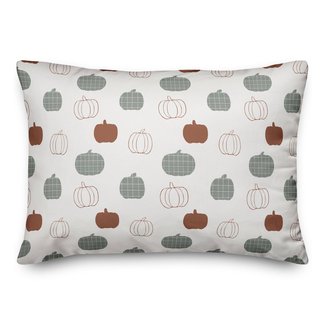 Tiny Pumpkin Pattern 20" x 14" Indoor / Outdoor Pillow
